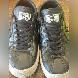 Converse All Star Breakpoint OX Sneakers Leather Black White sizeW8.5/M7 157802C